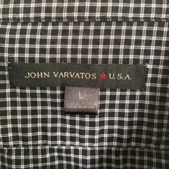John Varvatos Black and White Check Large - Picture 4 of 7